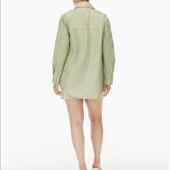 Aritzia Ganna vegan leather shacket - Picture 3 of 4